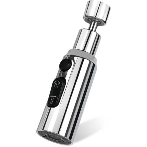 Aeratore per rubinetto KZQ, 3 modalità, girevole a 360°, soffione per lavello da cucina, aeratore per rubinetto da cucina, adattatore per rubinetto da cucina G1/2 FM22 M20 M22 M24