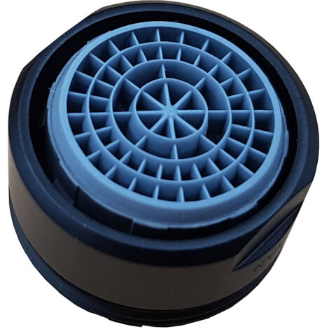 Aeratore per rubinetto M24 GZ nero, silicone, facile da pulire