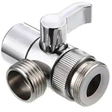 Aeratore rubinetto cromato con deviatore per uscita laterale in ottone cromo AMBRA RUBINETTERIA