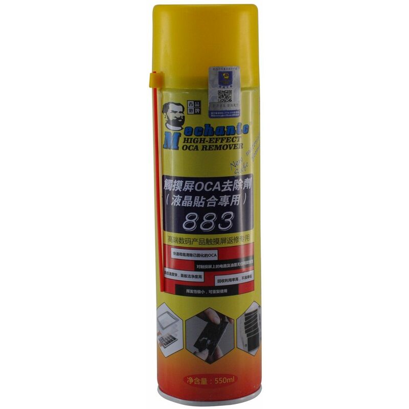 

Aereosol Removedor de Pegamento OCA 883 Limpiador LCD 550ml h - Mechanic