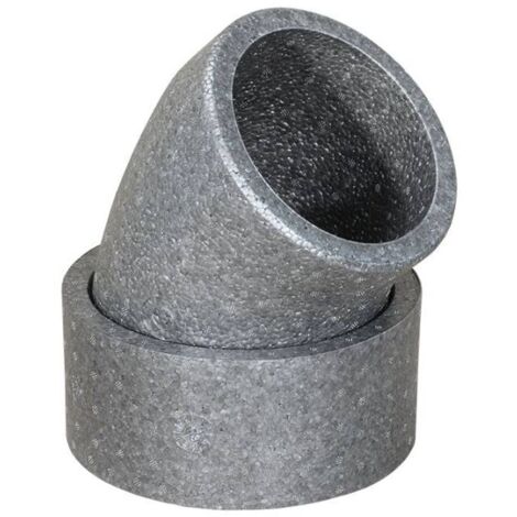 AERIVA Schaumrohrbogen 45 Grad DN 150