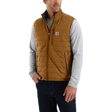 Ärmellose Weste CARHARTT Gilliam Vest Brown T.S - 102286-BRN-S