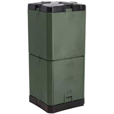 Aerobin 200L Komposter Gartenabfall Outdoor Olivgruen