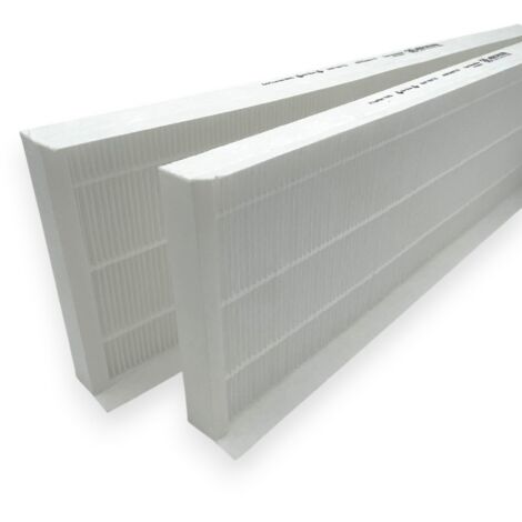Aerofilter - Kit 2 Filtres G4 F7 VMC Double Flux - Compatible Zehnder ComfoAir Q350 Q450 Q600 - 500x160x23mm - Purification Air Intérieur