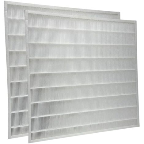 Aerofilter - Lot 2 Filtres M5 Compatible Pompe Chaleur ALDES T.One VERTICAL - 435x435x20mm - Double Flux - Média Synthétique - Livraison Offerte