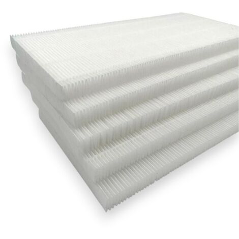 Aerofilter - Lot 4 Filtres M5 VMC Atlantic Double Flux - Duocosy/HR HY/Duolix Eco/Primo - 400x190x22mm - Entreprise Française