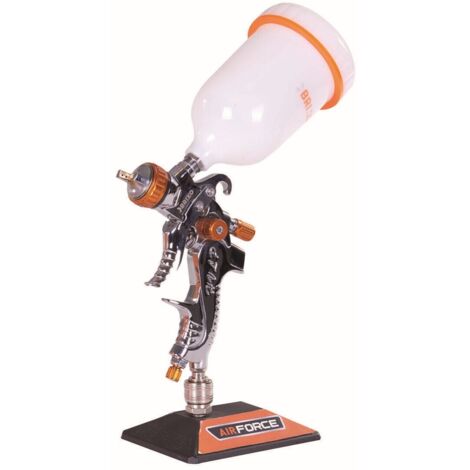 AEROGRAFO BRIXO SUPERIORE AIRFORCE SERBATOIO 600 CC CORPO IN ALLUMINIO