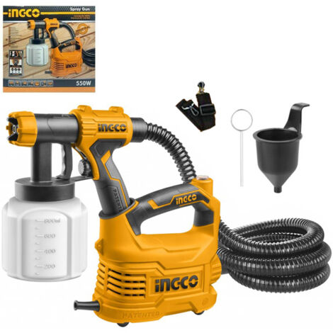 Aerografo pistola a spruzzo elettrica 550 w - Ingco SPG5008