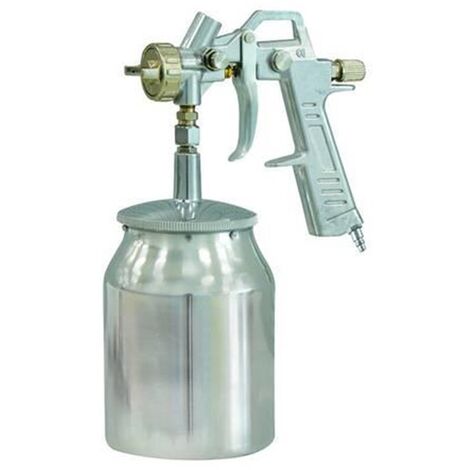 AEROGRAFO SERBATOIO INFERIORE CON ATTACCO RAPIDO PER COMPRESSORE  ugello mm.1,8