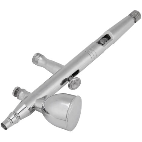 Aérographe professionnel avec buses 0.2, 0.3, 0.5 mm et godets 2, 5, 13 cc - Kit complet pour maquettes et peinture artistique
