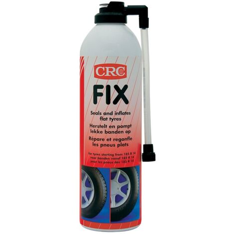Aérosol anti-crevaison Fix, contenance 650 ml brut/500 ml net - CRC