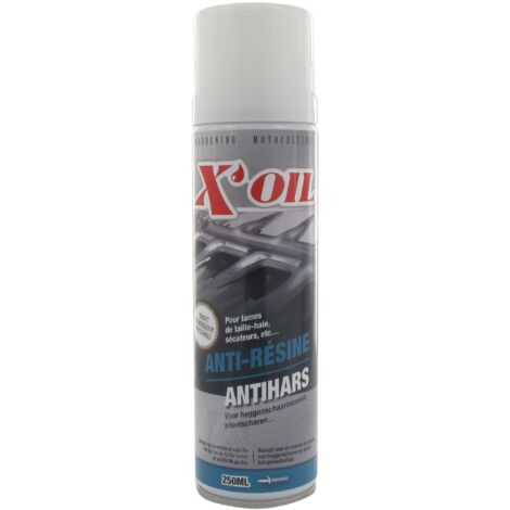 Aérosol anti-résine 250ml – Nettoyage lames taille-haie – Protection efficace contre résine – Pour outils de jardinage professionnels