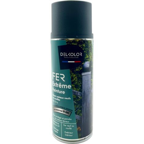 Aérosol De Finition Peinture Fer Antirouille - 400ML  Couleur: RAL 7016 GRIS ANTHRACITE