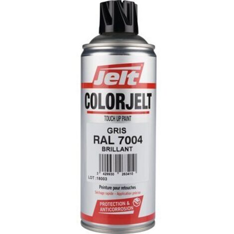 Aérosol de peinture gris clair