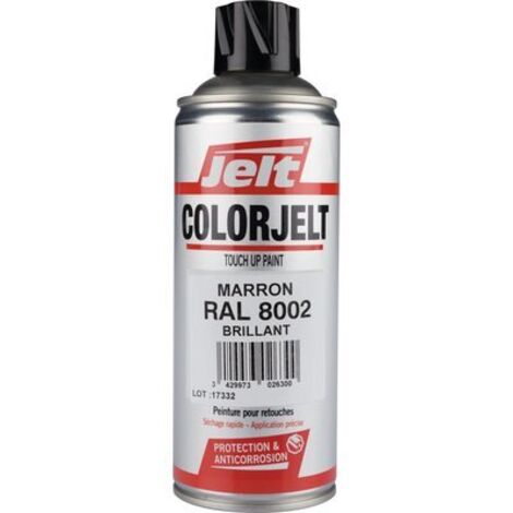 Aérosol de peinture marron