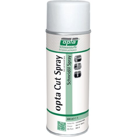 Aérosol d'huile de coupe Opta Cut, Modèle : Bombe aérosol de 400 ml