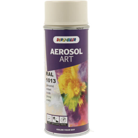Aérosol - DUPLI-COLOR - ART COLOR - RAL 1013 - Brillant - 400 ml