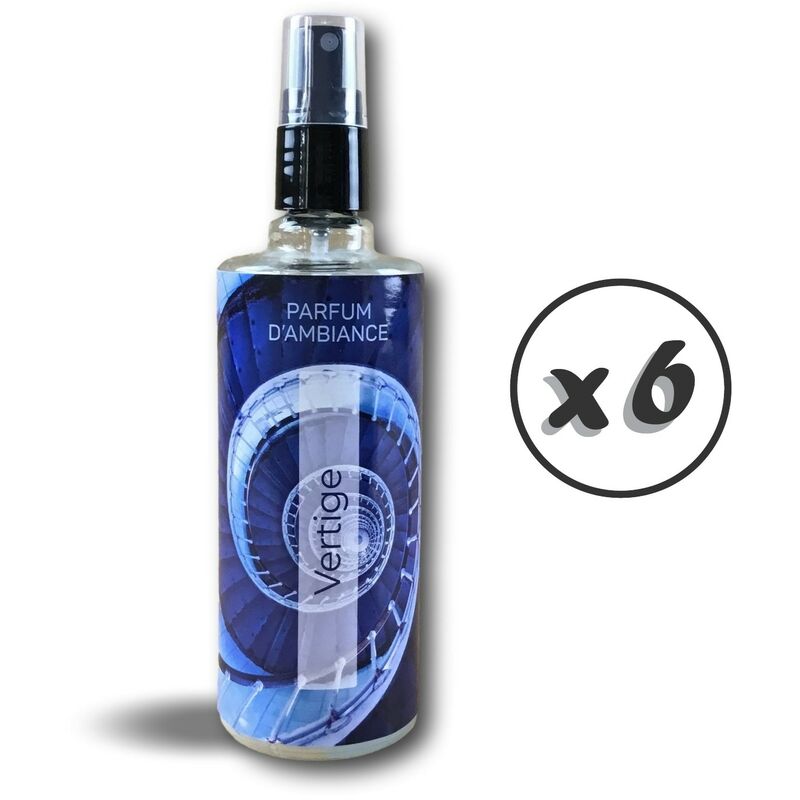 Aerosol parfumeur | 250ml | Parfum d'ambiance | Forte rémanence - Quantité x 6 - 252 ml - Parfum Vertige
