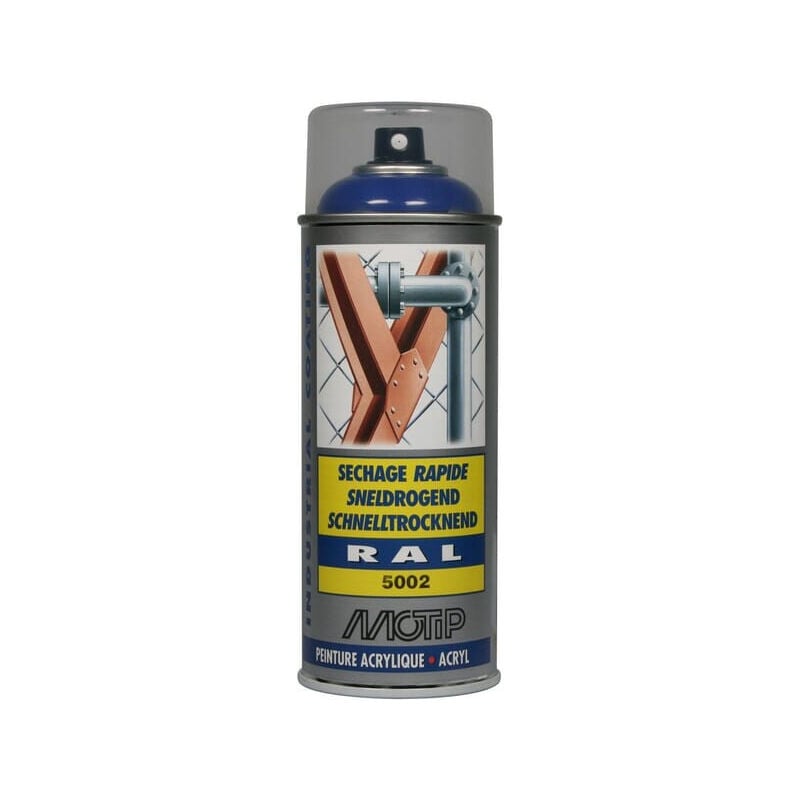 Peinture spray bleu motip 07006