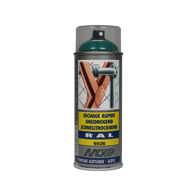 Peinture spray vert opal Motip 07144