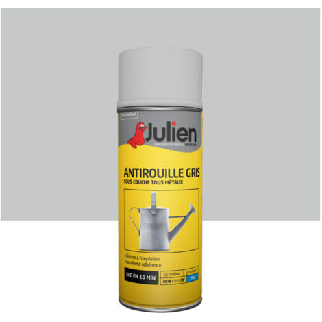 Aérosol Preparation Antirouille Gris 400ml - JULIEN