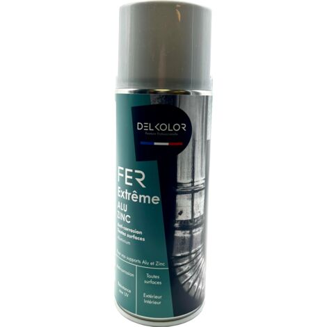 Aérosol Spécial Fer Alu Zinc - Delkolor - 400ML