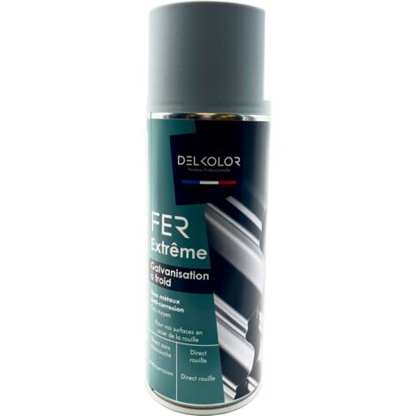 Aérosol Spécial Galvanisation Fer - Delkolor - 400ML
