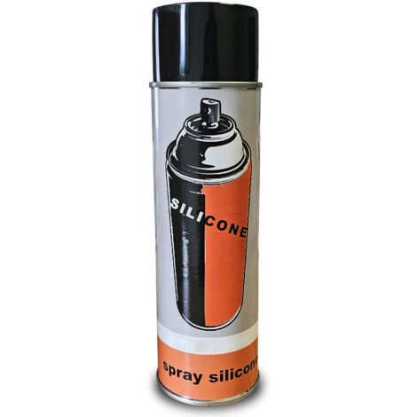 Aérosol spray lubrifiant silicone 500 ml – Effet antistatique – Protège caoutchouc et plastique – Ne tache pas et supprime les grincements