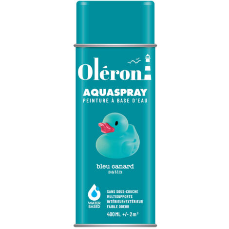 Aérosol Technima Aquaspray Oléron Bleu Canard Satiné 400ml - Technima