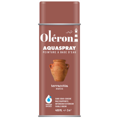 Aérosol Technima Aquaspray Oléron Terracotta Satiné 400ml - Technima