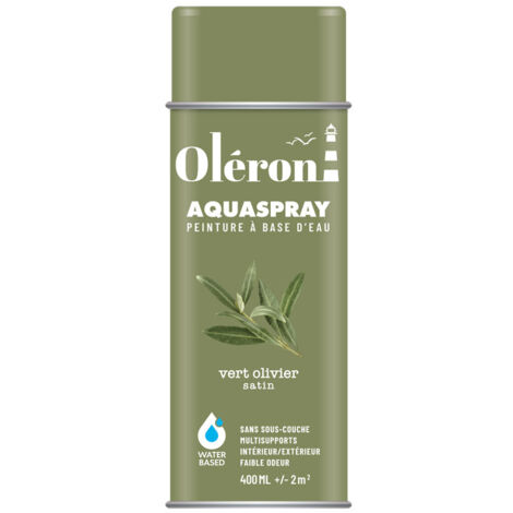 Aérosol Technima Aquaspray Oléron Vert Olivier Satiné 400ml - Technima