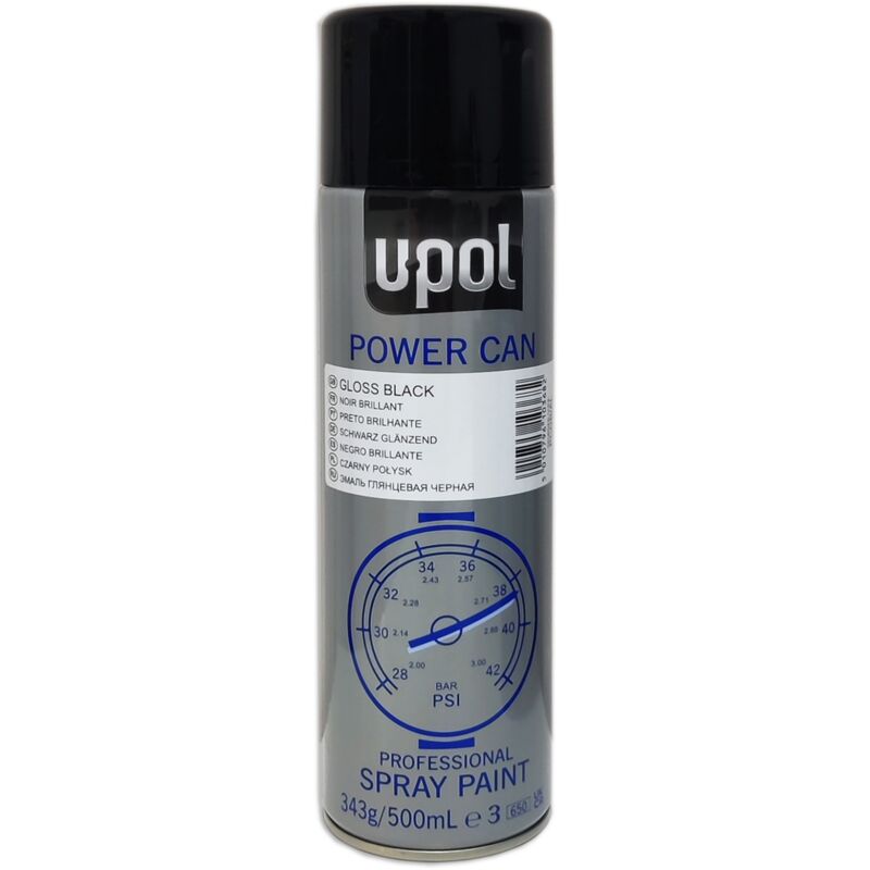 

AEROSOL POWER CAN 500 ML | PCGB NEGRO BRILLANTE - U-pol