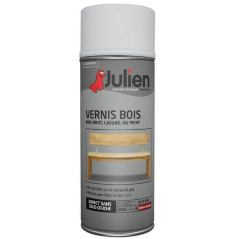Aerosol Vernis Bois Incolore Brillant 400ml - JULIEN