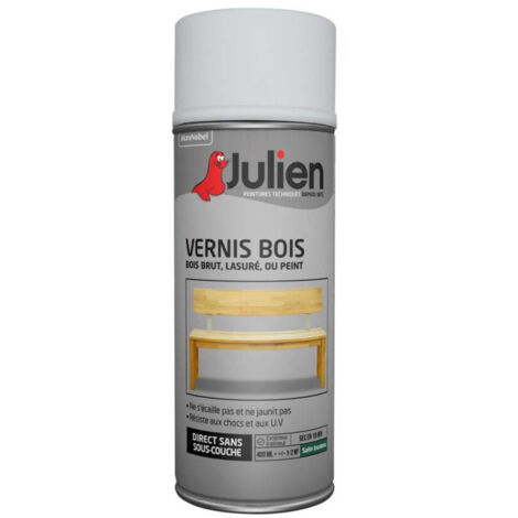 Aerosol Vernis Bois Incolore Satin 400ml - JULIEN