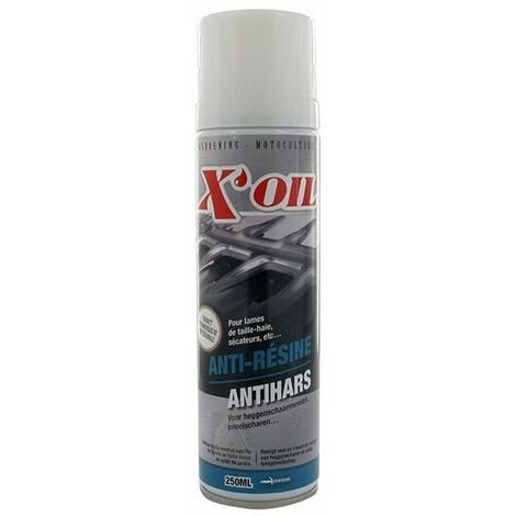 OUTDOOR POWER SPORT Aérosol X'OIL anti-résine 250ml pour lames de taille-haie