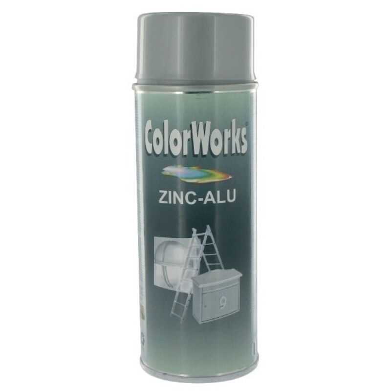 Aerosolfarbe Kaltgalvanisierung 400ml - Colorworks