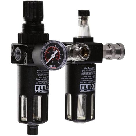 KS Tools 515.3355 1//4/" aria compressa unità di manutenzione riduttore di pressione 0,5-9,5 BAR