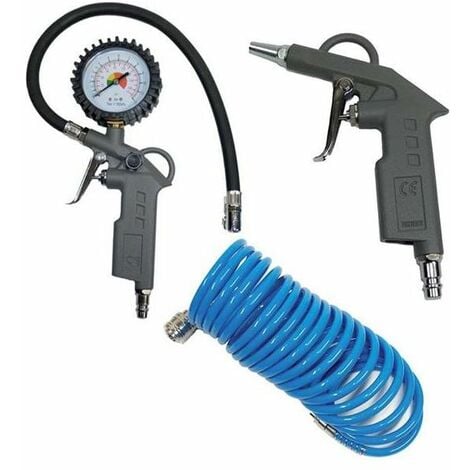 Aerotec Set Pistola ad Aria Compressa 3 Pezzi