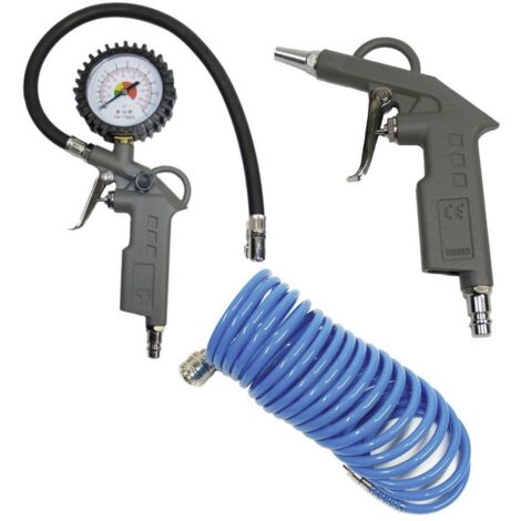 Aerotec Set Pistola ad Aria Compressa 3 Pezzi
