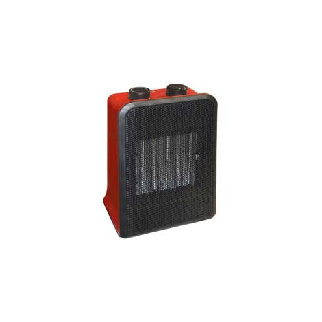 Aérotherme avec résistance céramique 1200/2000W - 17,5x13,5x26h cm.