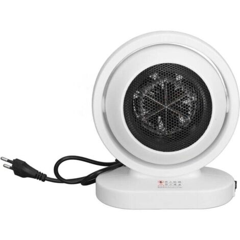 Aérotherme céramique PTC silencieux avec sécurité anti-surchauffe et anti-basculement – idéal bureau, salon, chambre