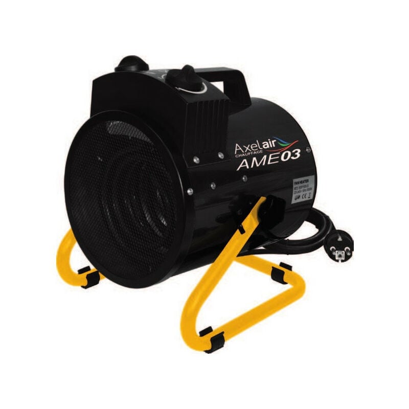 Chauffage atelier mobile 3000 w débit 354 m3/h surface traitée 30 m2 ventilateur hélicoïde - MobilPro - Axelair