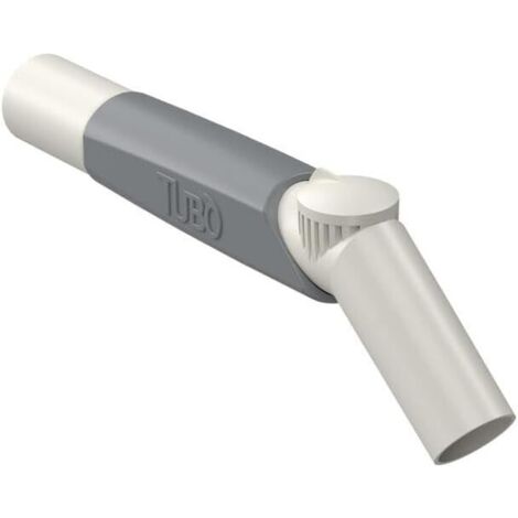 AERTECNICA - IMPUGNATURA TUBO' SOFT TOUCH Ø32 CON REGOLATORE DI PRESSIONE E RACCORDO GIREVOLE AP315T BIANCO