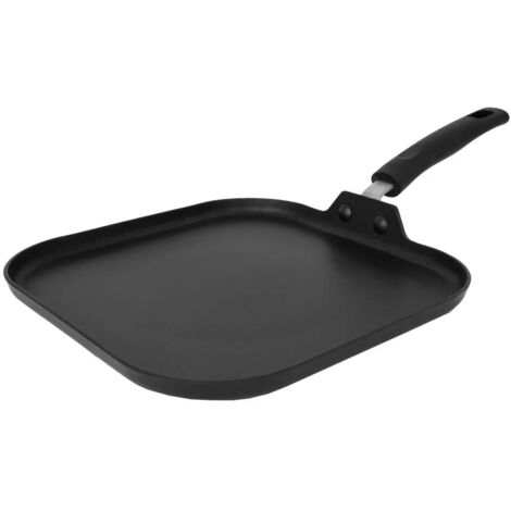 Aeternum Bistecchiera Liscia Piastra Multifunzione Black Pearl 28x28