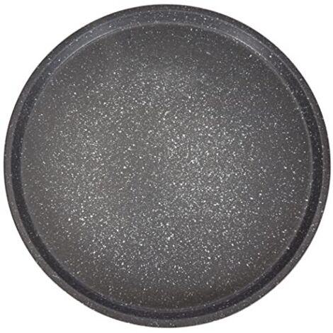 Aeternum Madame Petravera Teglia per Pizza Tonda, Alluminio, Grigio, 33x33x1,5 cm