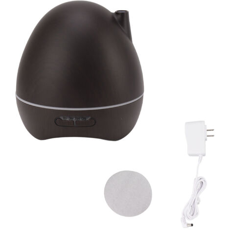 Ätherisches Öl-Diffusor mit 7-farbiger LED-Beleuchtung, 300 ml geräuscharmem Wassertank, 110–240 V für Schlaf- und Wohnzimmer, US-Stecker