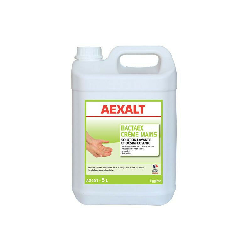 

Bidón de 5 L de Solución lavamanos y desinfectante BACTAEX HAND CREAM - Aexalt