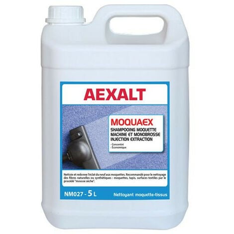 Aexalt - Bidon de 5 L Shampoing moquette et tapis MOQUAEX MACHINE
