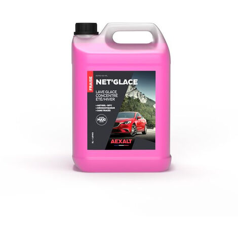 Aexalt – Lave-glace concentré 5L – Antigel jusqu'à -20°C – Formule dégraissante et démoustiquante – Pour toutes saisons - LG143
