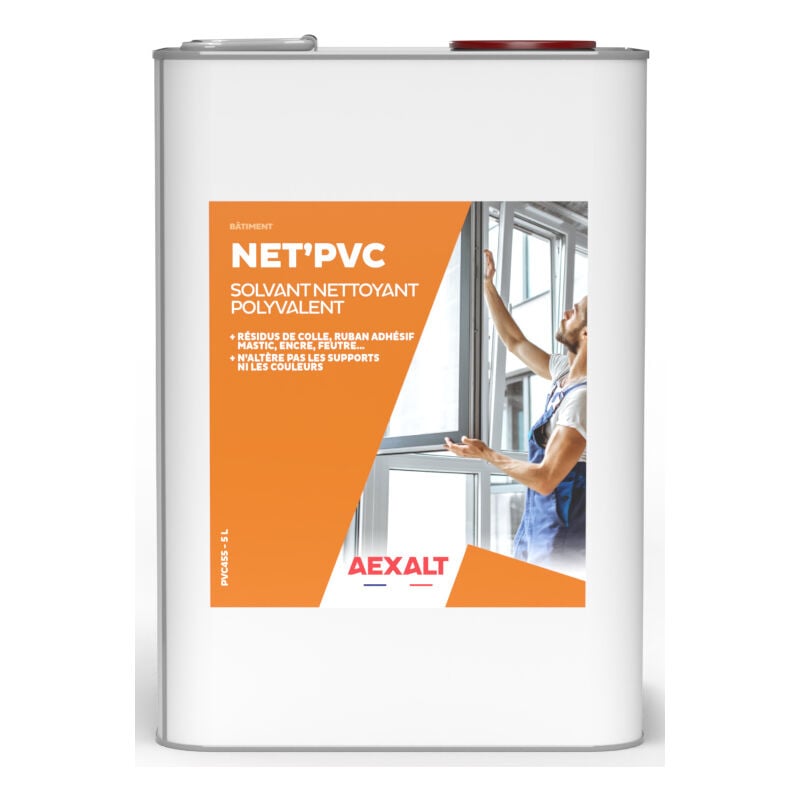 Solvant nettoyant polyvalent pvc bidon de 5L Aexalt PVC455